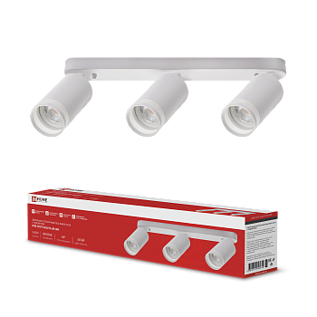 Светильник потолочный НПБ СПОТ-3xGU10-AR-WH под лампу GU10 350х55х135мм линейный белый IN HOME в Находке
