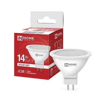 Лампа светодиодная LED-JCDR-VC 14Вт 230В GU5.3 4000K 1260Лм IN HOME в Находке