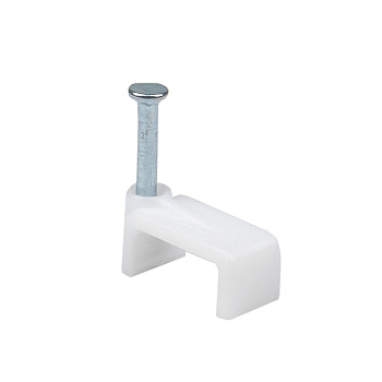 Скоба крепежная квадратная (плоская) (12мм.) (50шт.) EKF PROxima в Находке