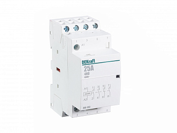 Модульный контактор МК-103 4НО 25А 230В DEKraft в Находке