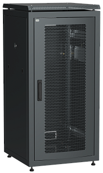 ITK Шкаф сетевой 19" LINEA N 18U 600х800 мм стеклянная передняя дверь черный в Находке