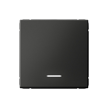 ARTGALLERY 1-клавишный ВЫКЛЮЧАТЕЛЬ с подсветкой, сх.1а, 10АХ, механизм, БАЗАЛЬТ в Находке