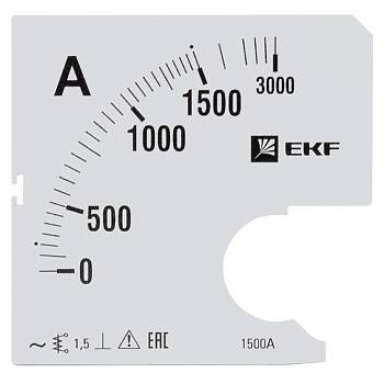 Шкала сменная для A961 1500/5А-1,5 EKF PROxima в Находке
