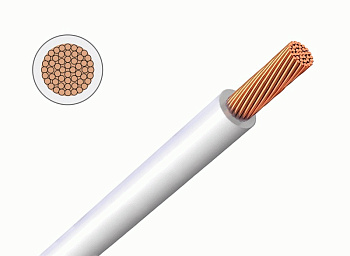 Провод ПуГВ нг(А)-LS 1х6 белый ГОСТ в Находке