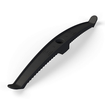 Держатель кабеля двусторонний для прямого монтажа черный Промрукав в Находке