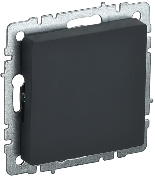 Заглушка c суппортом BRITE IEK графит в Находке