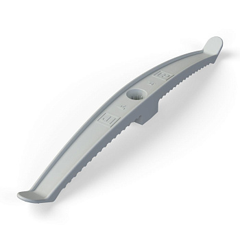 Держатель кабеля двусторонний для прямого монтажа серый Промрукав в Находке