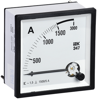Амперметр Э47 1500/5А класс точности 1,5 96х96мм IEK в Находке