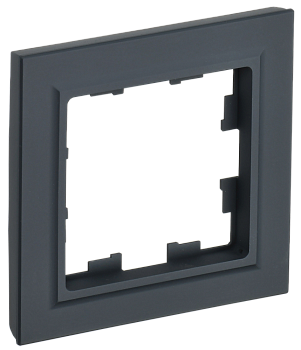 Рамка одинарная BRITE IEK графит в Находке