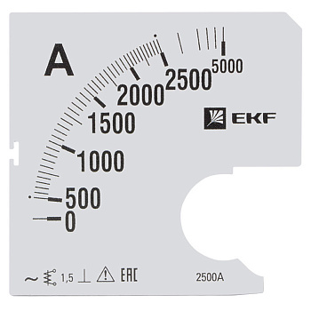 Шкала сменная для A961 2500/5А-1,5 EKF PROxima в Находке