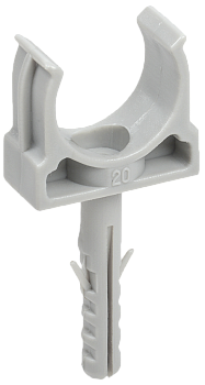 Держатель с защёлкой и дюбелем CT20 (без винта) IEK в Находке