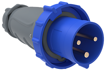 Вилка переносная ССИ-033 63А-6ч/200-250В 2Р+РЕ IP67 MAGNUM IEK в Находке