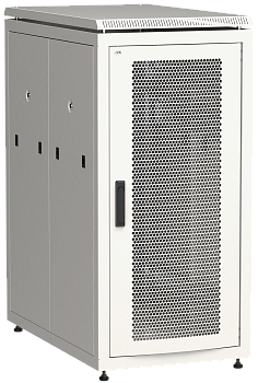 ITK Шкаф сетевой 19" LINEA N 24U 600х1000 мм стеклянная передняя дверь серый в Находке