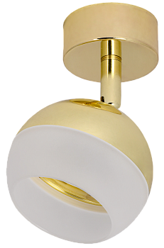 Светильник 4011 настенно-потолочный GX53 золото IEK в Находке