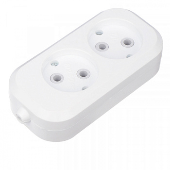 Колодка 2 гнезда без заземления REXANT в Находке