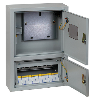 Щит учетно-распределительный навесной ЩУРн-1/14 (Э) два отсека (БУР) (450х310х120) IP31 EKF PROxima в Находке