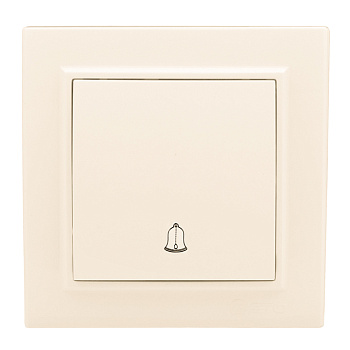 Минск Кнопка звонка СП, 10А, бежевый EKF в Находке