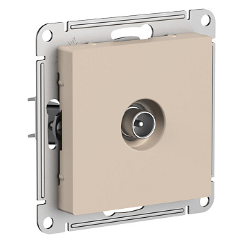 Розетка телевизионная AtlasDesign SE песочная в Находке