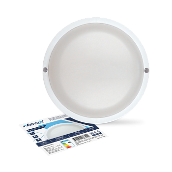 Светильник светодиодный герметичный СПП ОAД-1065-КРУГ 10Вт 6500K 900Лм с оптико-акустическим датчиком IP65 140мм IN HOME арт. 4690612066042 в Находке