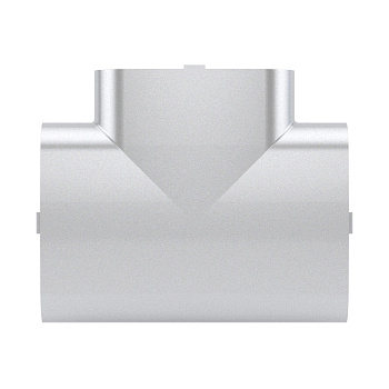 Тройник 90х50 мм, цвет серый металлик DKC в Находке