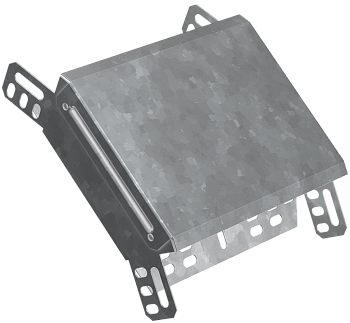 Поворот на 45 град. вертикальный внешний 100х100 IEK в Находке