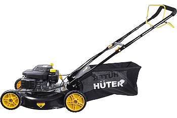 Газонокосилка бензиновая GLM-460ST Huter (ткань 60л, ширина среза 460мм, высота среза 25-75, самоход) в Находке