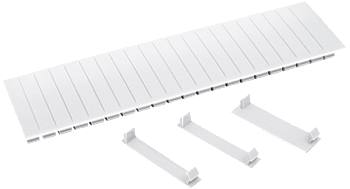 Заглушка IEK для щита на 12 модулей серая в Находке