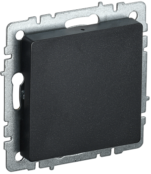 Заглушка c суппортом BRITE IEK черная в Находке