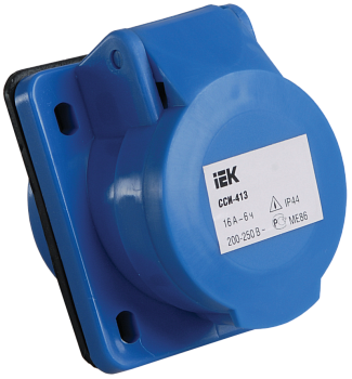 Розетка 413 скрытая 2Р+Е 16А 220В IP44 IEK в Находке