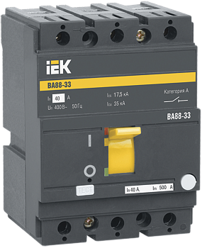 Автоматический выключатель ВА88-33 3Р 40А 35кА IEK в Находке