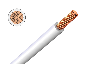 Провод ПВ-3 (ПуГВ) 1,5 белый в Находке