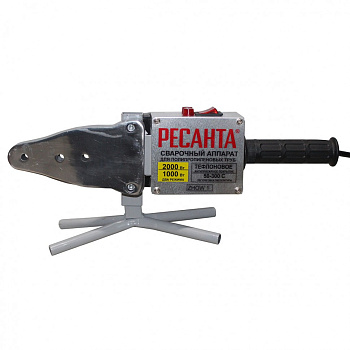 Аппарат для сварки ПВХ труб АСПТ-2000 Ресанта (насадки тефлон 20,25,32,40,50,63, рулетка, перчатки, ножницы ПВХ) в Находке