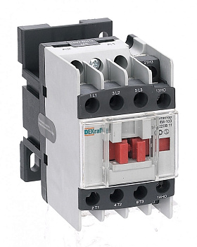 Контактор КМ-103 18А 380В АС3 1НО+1НЗ DEKraft в Находке