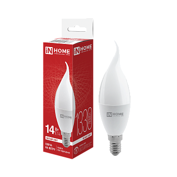 Лампа светодиодная LED-СВЕЧА НА ВЕТРУ-VC 14Вт 230В E14 4000K 1330Лм IN HOME в Находке