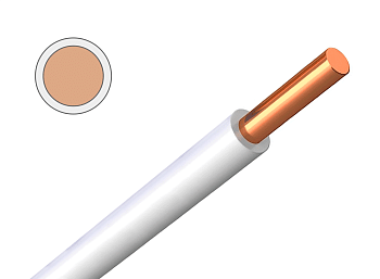 Провод ПуВ (ПВ-1) нг(А)-LS 10 белый ГОСТ в Находке