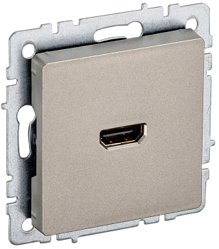 Розетка HDMI BRITE IEK шампань в Находке