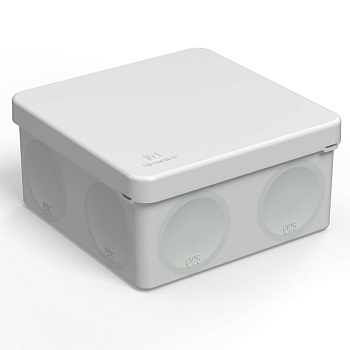 Коробка распределительная для прямого монтажа двухкомпонентная HF IP66 100х100х50 Промрукав в Находке