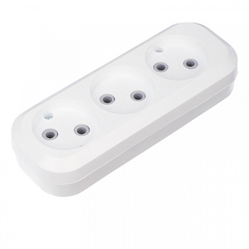 Колодка 3 гнезда без заземления REXANT в Находке