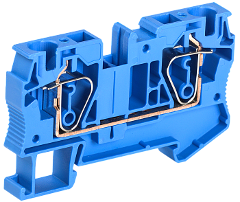 Клемма пружинная КПИ 2в-6 57А синий IEK в Находке