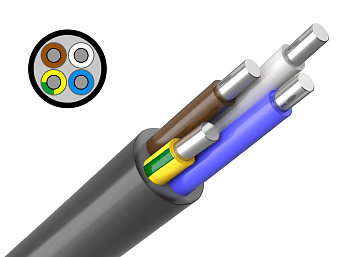 Кабель АВВГ 4х2,5 ГОСТ в Находке