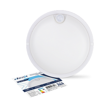 Светильник светодиодный герметичный СПП ИД-1565-КРУГ 15Вт 6500К 1350Лм с инфракрасн датчиком IP65 140мм NEOX в Находке