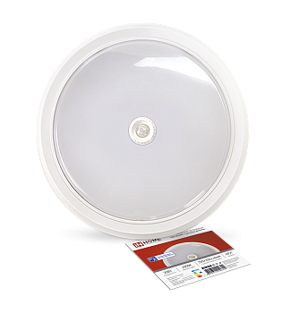 Светильник светодиодный СПБ-2Д-КРУГ 20Вт 230В 4000К 1400Лм 250мм с настраиваемым датчиком белый IN HOME в Находке