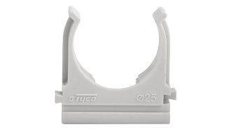 Крепеж-клипса для труб для прямого монтажа серая 20 мм Рувинил в Находке