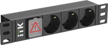 ITK PDU 3 розетки немецкий стандарт LED 1U вх. С14 10" в Находке