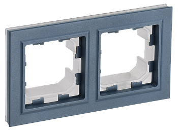 Рамка двойная IP44 BRITE IEK маренго в Находке