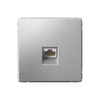 ARTGALLERY РОЗЕТКА компьютерная RJ45, кат. 6A, механизм, АЛЮМИНИЙ в Находке