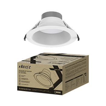Светильник встраиваемый светодиодный CDL-LEVEL 35PA5C 35/30/26/22/16Вт 100-277В 125Лм/Вт 5ССТ 5лет 260мм NEOX в Находке