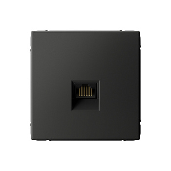 ARTGALLERY РОЗЕТКА компьютерная RJ45, кат. 6A, механизм, БАЗАЛЬТ в Находке