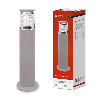 Светильник уличный напольный НБУ ART-PT-A60-GR алюминиевый под лампу А60 Е27 600мм серый IP65 IN HOME в Находке