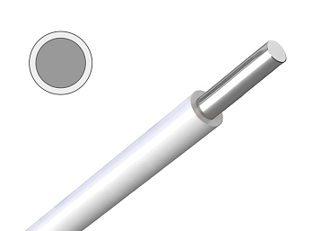 Провод АПВ (ПАВ) 10 белый ГОСТ в Находке